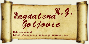 Magdalena Goljović vizit kartica